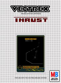 Box cover for Thrust on the GCE Vectrex.