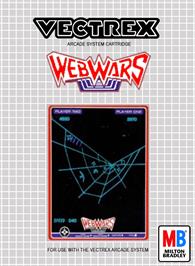 Box cover for Web Wars on the GCE Vectrex.