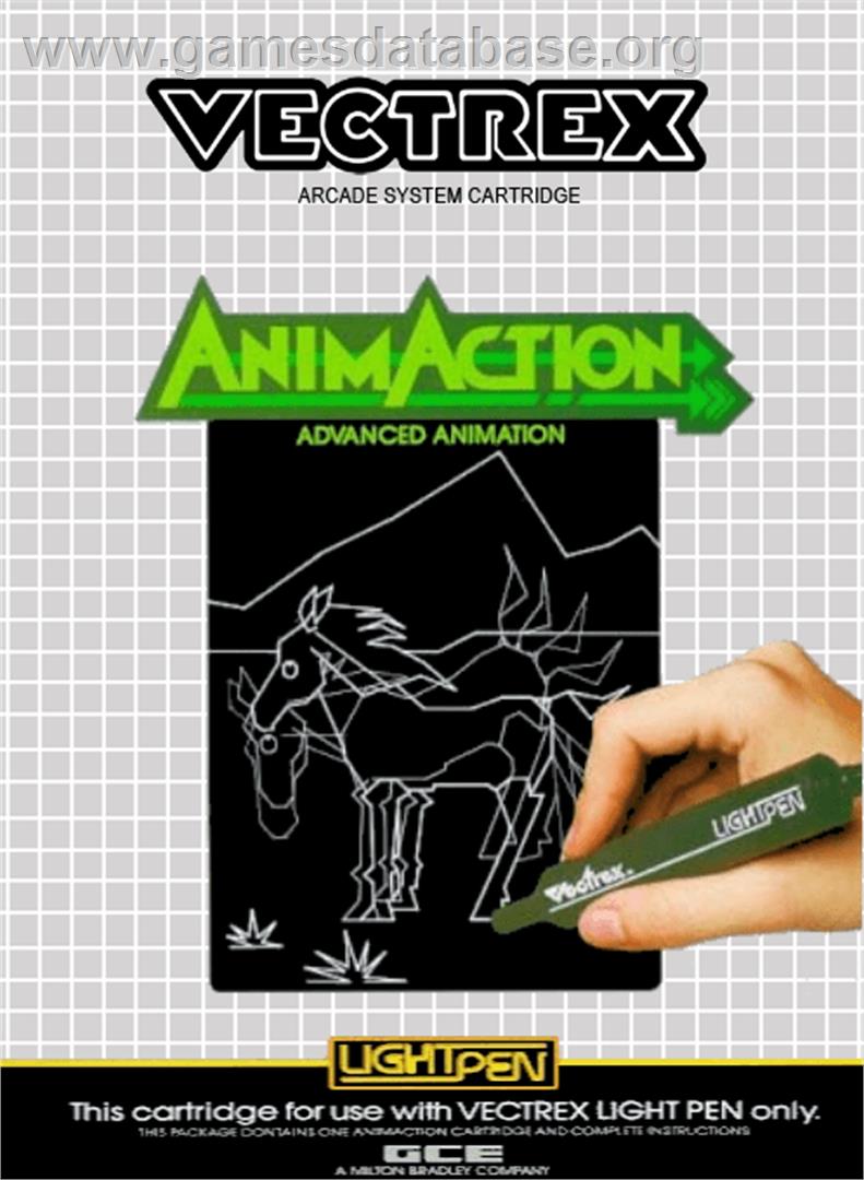 AnimAction: Advanced Animation - GCE Vectrex - Artwork - Box
