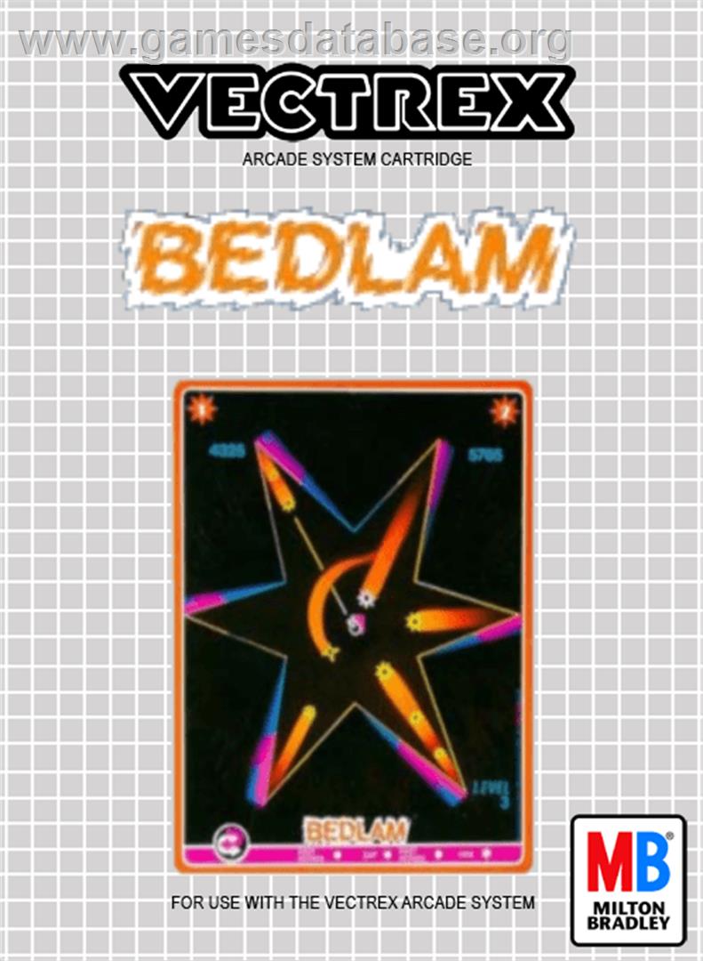 Bedlam - GCE Vectrex - Artwork - Box