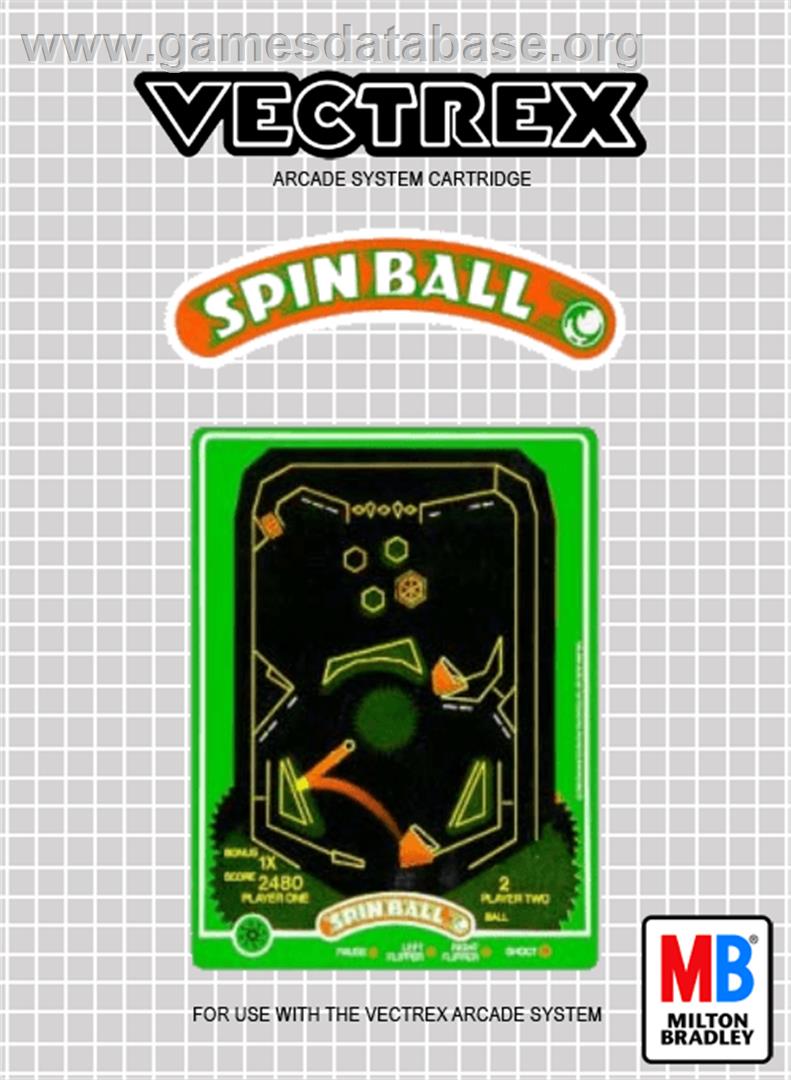 Spin Ball - GCE Vectrex - Artwork - Box