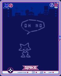 In game image of Spike on the GCE Vectrex.