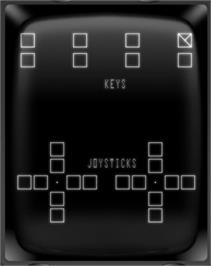 In game image of Test Cartridge (Revision 4) on the GCE Vectrex.