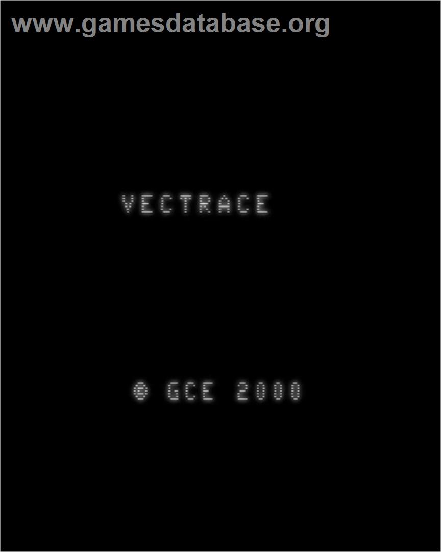 Vectrace - GCE Vectrex - Artwork - Title Screen