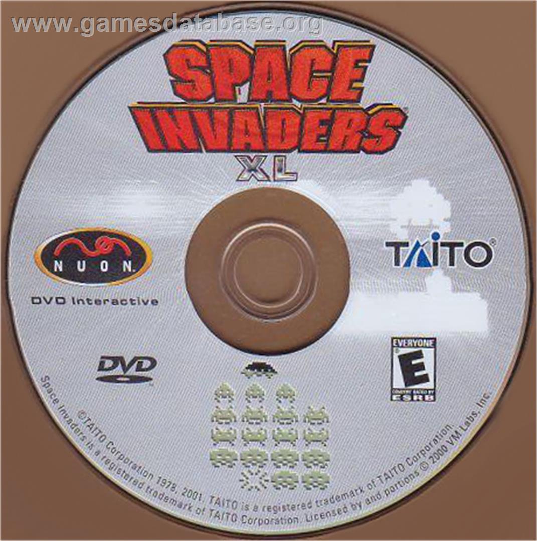 Space Invaders XL - Genesis Microchip Nuon - Artwork - CD