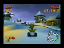 In game image of Merlin Racing on the Genesis Microchip Nuon.
