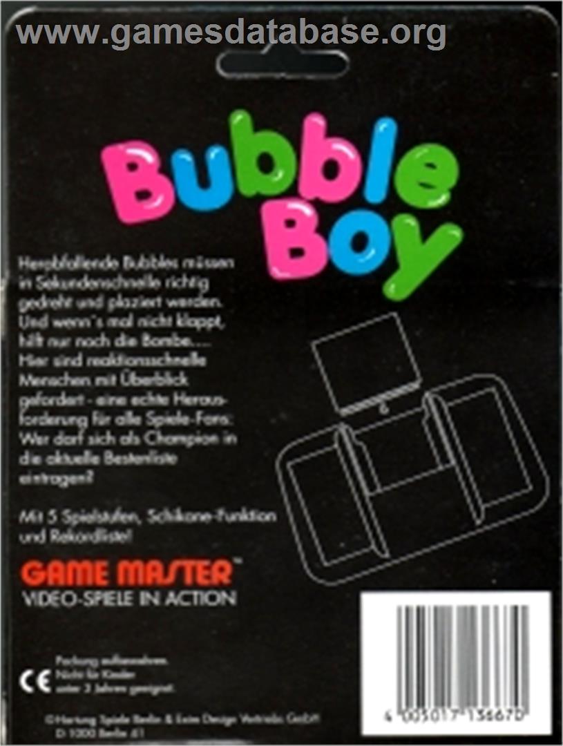 Bubble Boy - Hartung Game Master - Artwork - Box