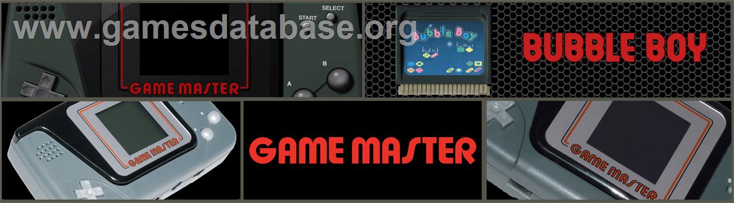 Bubble Boy - Hartung Game Master - Artwork - Marquee