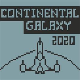 Title screen of Continental Galaxy 2020 on the Hartung Game Master.
