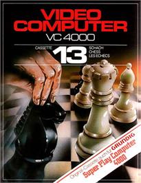Box cover for Chess on the Interton VC 4000.