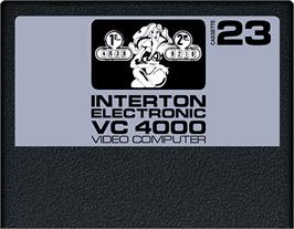 Cartridge artwork for Pinball on the Interton VC 4000.