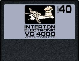 Cartridge artwork for Super Space on the Interton VC 4000.