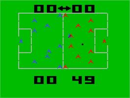 In game image of Soccer on the Interton VC 4000.