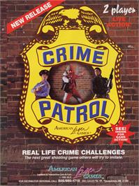 Advert for Crime Patrol on the Microsoft DOS.