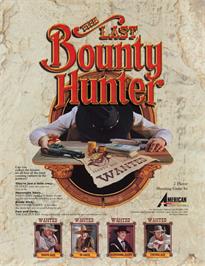 Advert for The Last Bounty Hunter on the Microsoft DOS.