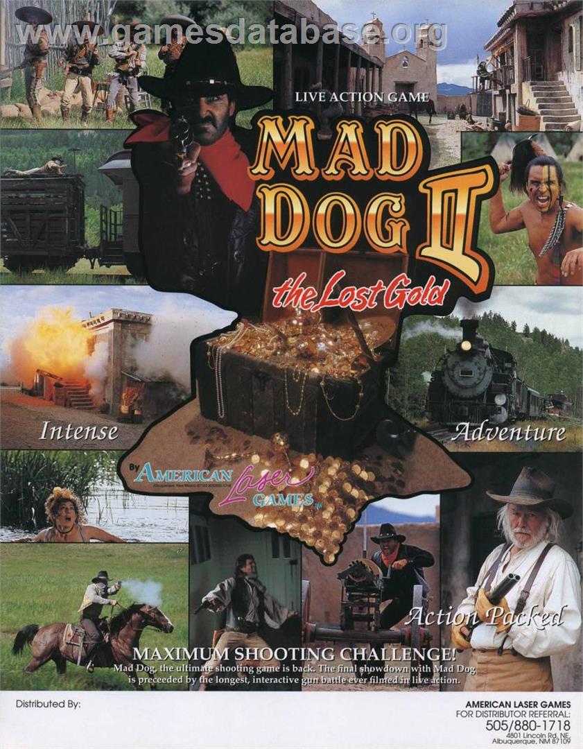 Mad Dog II: The Lost Gold - Laserdisc - Artwork - Advert