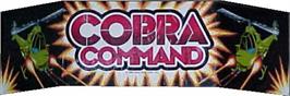 Arcade Cabinet Marquee for Cobra Command.