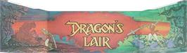 Arcade Cabinet Marquee for Dragon's Lair.