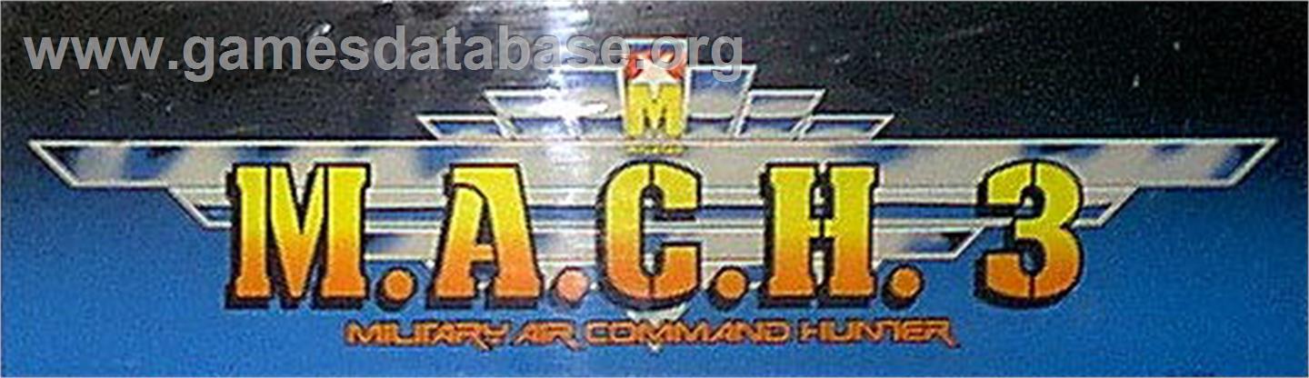 M.A.C.H. 3 - Laserdisc - Artwork - Marquee