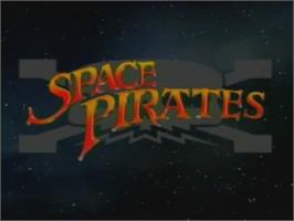Title screen of Space Pirates on the Laserdisc.