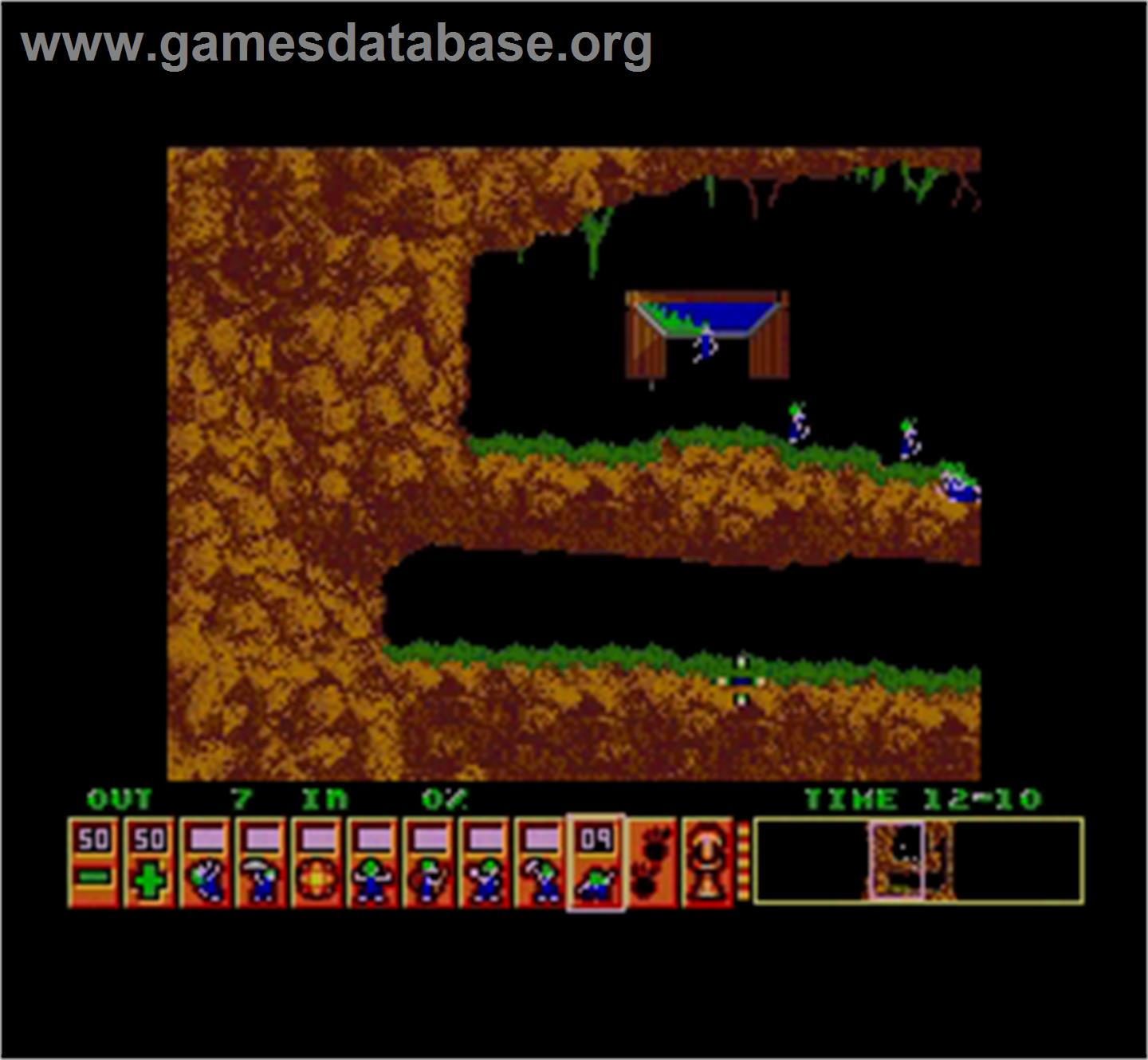 Lemmings: GFX IFF 2 - MGT Sam Coupe - Artwork - In Game