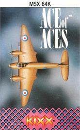 Box cover for Ace of Aces on the MSX.