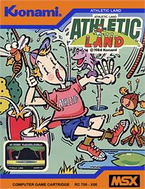 Box cover for Athletic Land on the MSX.