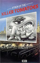 Box cover for Attack of the Killer Tomatoes on the MSX.
