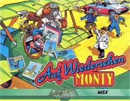 Box cover for Auf Wiedersehen Monty on the MSX.