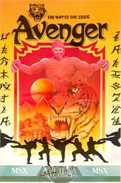 Box cover for Avenger on the MSX.