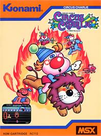 Box cover for Circus Charlie on the MSX.