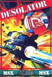 Box cover for Desolator on the MSX.