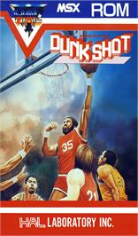 Box cover for Dunk Shot on the MSX.