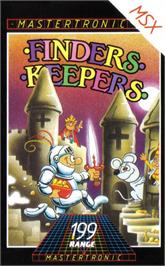 Box cover for Finders Keepers on the MSX.