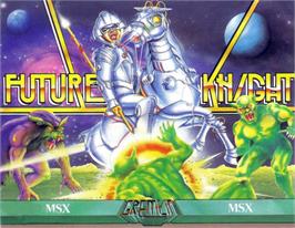 Box cover for Future Knight on the MSX.