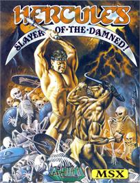 Box cover for Hercules: Slayer of the Damned on the MSX.