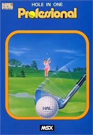 Box cover for Hole in One Professional on the MSX.