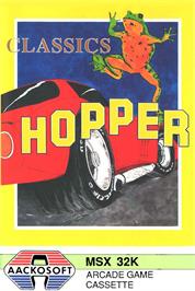 Box cover for Hopper on the MSX.