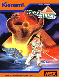 Box cover for King's Valley on the MSX.