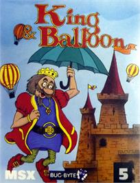 Box cover for King & Balloon on the MSX.