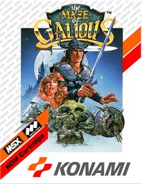 Box cover for Knightmare 2: The Maze of Galious on the MSX.