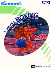 Box cover for Konami's Boxing on the MSX.