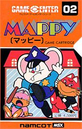 Box cover for Mappy on the MSX.