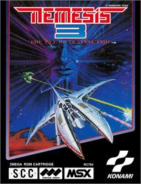 Box cover for Nemesis 3: The Eve of Destruction on the MSX.
