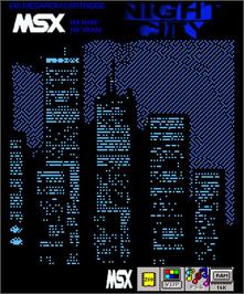 Box cover for Night City on the MSX.