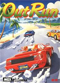 Box cover for Out Run on the MSX.