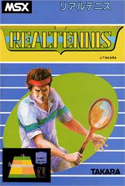 Box cover for Real Tennis on the MSX.