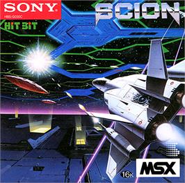 Box cover for Scion on the MSX.