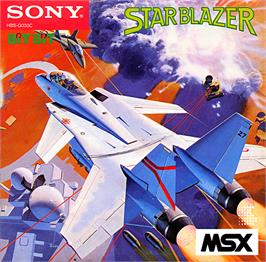 Box cover for Star Blazer on the MSX.
