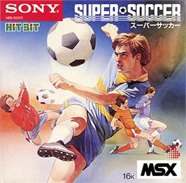 Box cover for Super Soccer on the MSX.